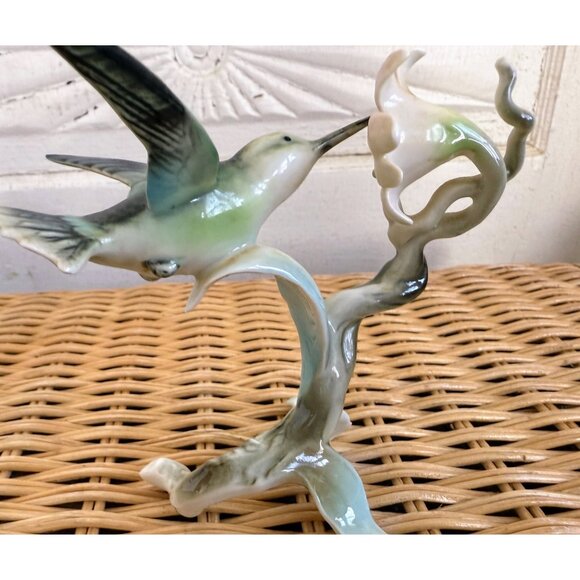 Vintage 50's Kaiser Gerhard Bochmann Hummingbird Flower Blossom Glossy #323 - Picture 13 of 15